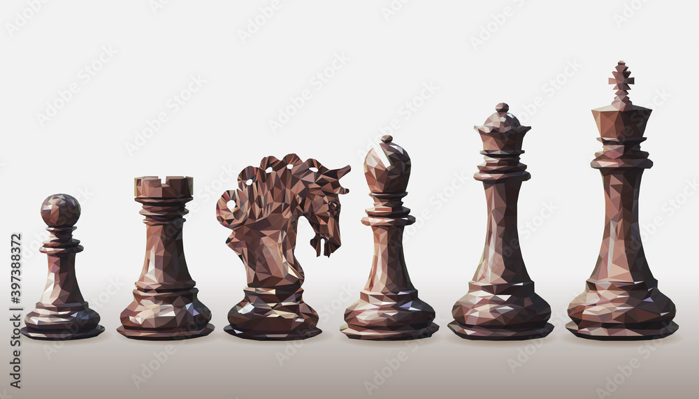 Checkmate on a white background chess black king Vector Image