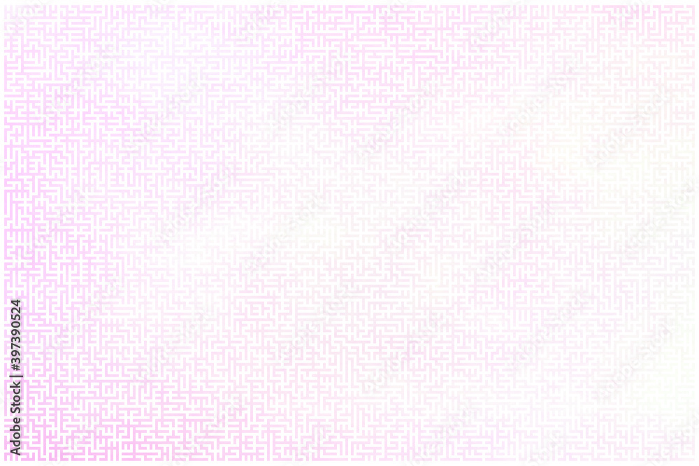 Fototapeta premium Maze background. Pink maze pattern.