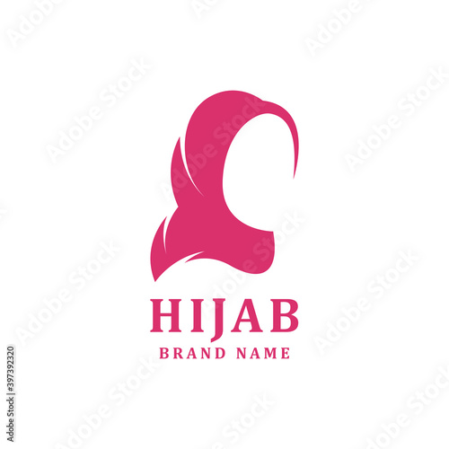 muslimah logo for hijab or scarf fashion product with gold colour, muslimah has mean great women with multi talent