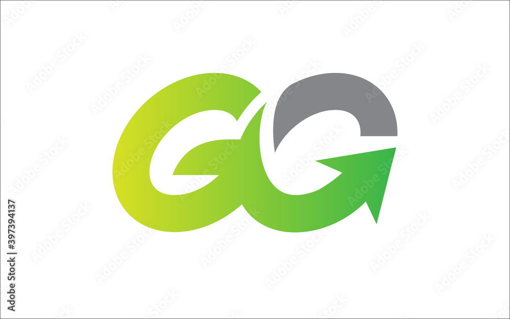Illustration vector graphic of letter GO icon logo design template Illustration vector graphic of letter GO icon logo design template