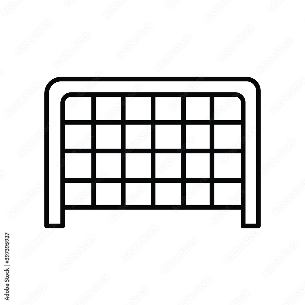Fence net goal sports line icon Fence net goal sports line icon