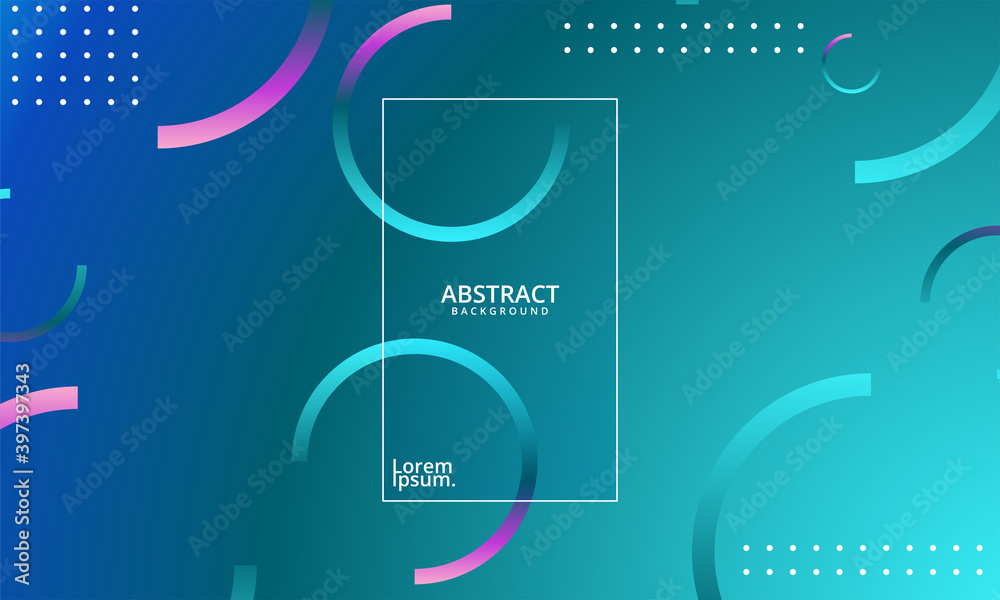 Obraz premium Colorful Abstract Shapes. Geometric Background