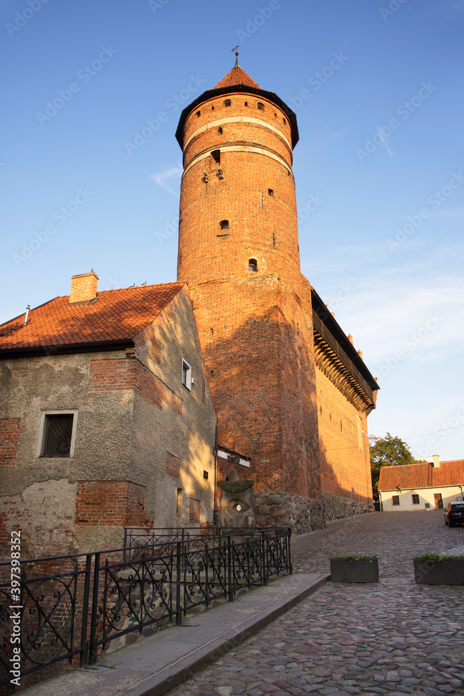 Castle of Warmia head in Olsztyn. Poland