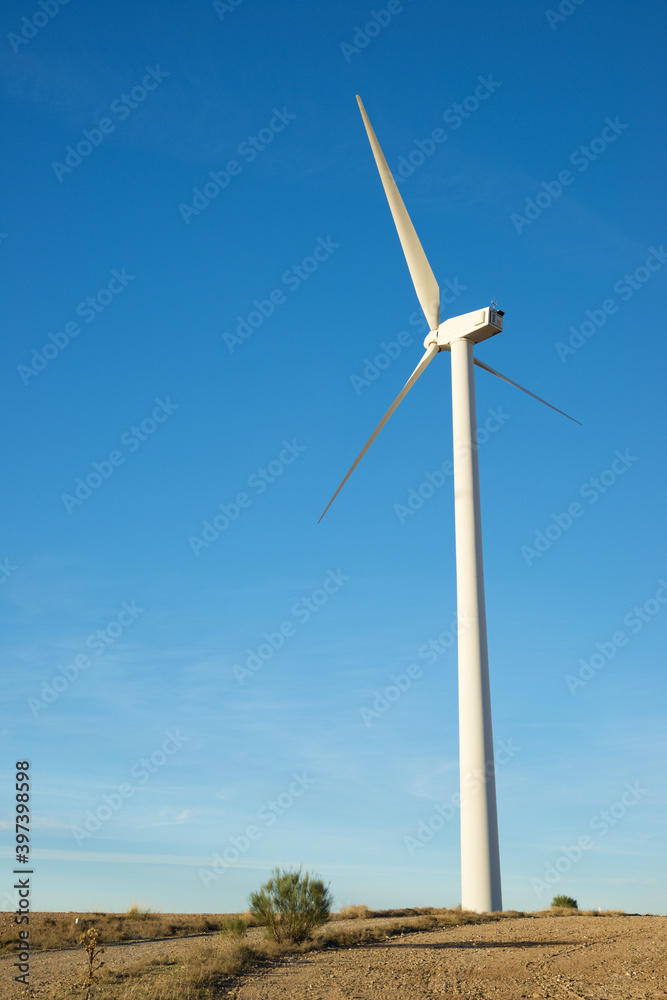 Alternative wind energy concept view Alternative wind energy concept view