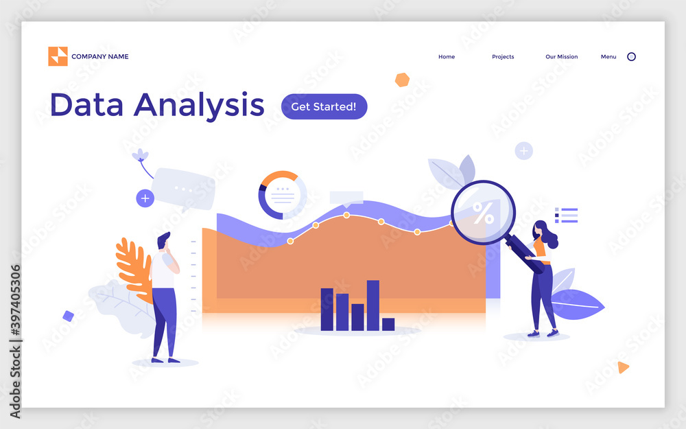 Flat Landing Page Template Flat Landing Page Template