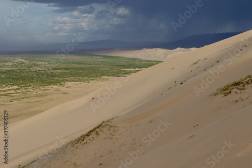 sand dunes in the Gobi desert, Mongolia 