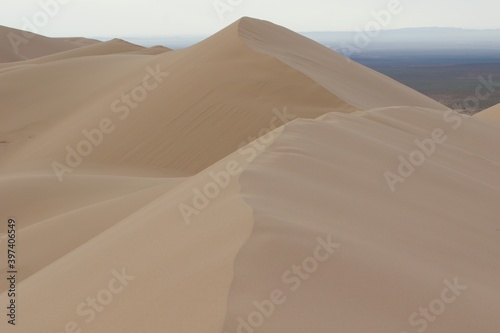 sand dunes in the Gobi desert  Mongolia 