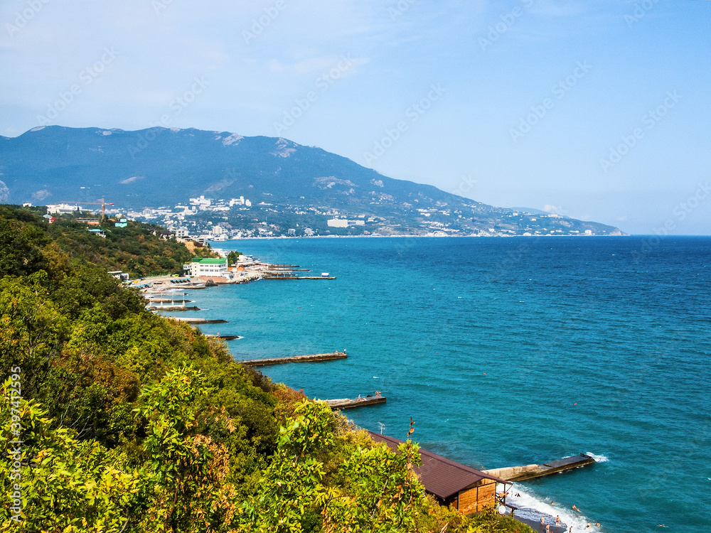 View of Yalta in Crimea