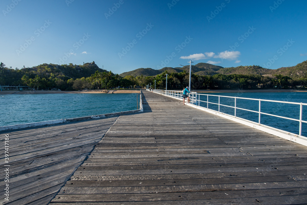 Obraz premium ピクニックベイの桟橋