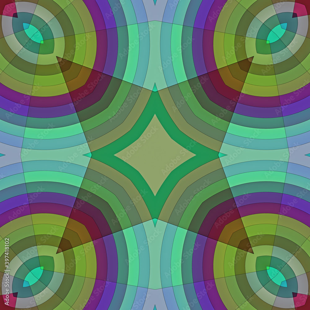 Obraz premium Abstract colorful color gradient geometric pattern 