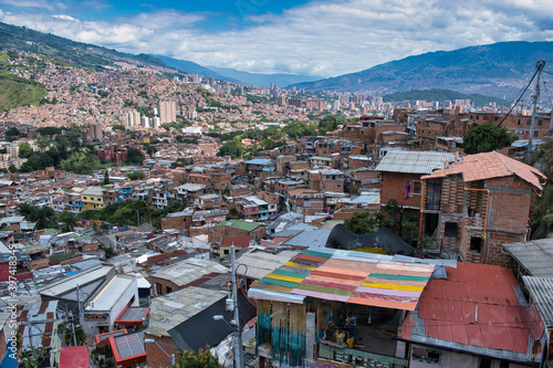 Foto Comuna 13 in Medellín, Colombia tourist destination.
