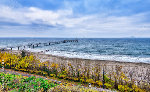 view of the coast of the sea