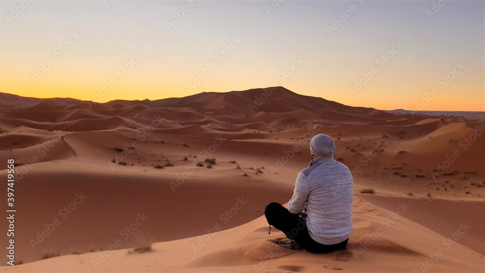 desierto de Erg Cheby Merzouga, Marruecos