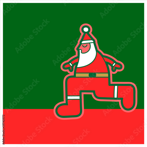 Illustration of Santa Claus  photo