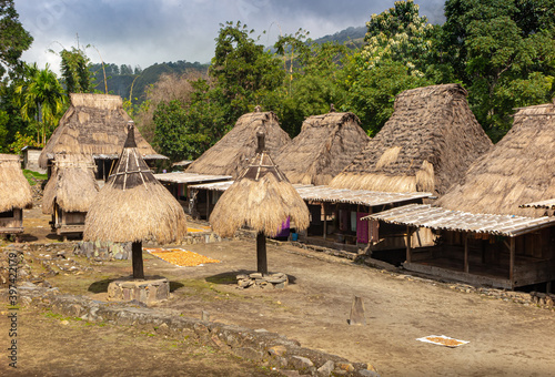 Traditional village Bena on Flores, NTT, Indonesia