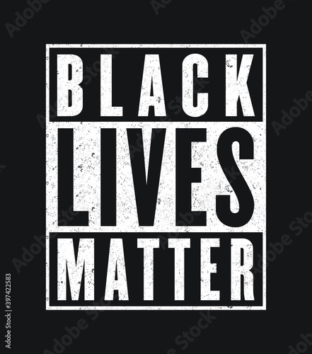Black Lives Matter in Straight Outta style - Vector file	
