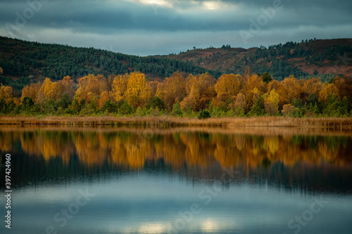 Scottish Loch in Autumn.