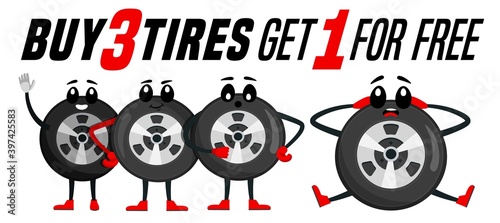 Wheels and tyre fitting service ad