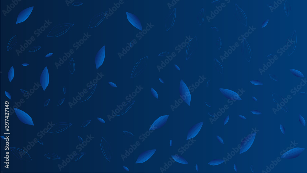 Obraz premium blue leaves pattern background