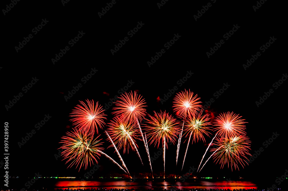 Pattaya Fireworks Festival 2020 at Pattaya Beach, Thailand Pattaya Fireworks Festival 2020 at Pattaya Beach, Thailand