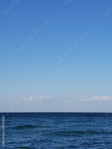 The horizon and sky of Gangneung sea