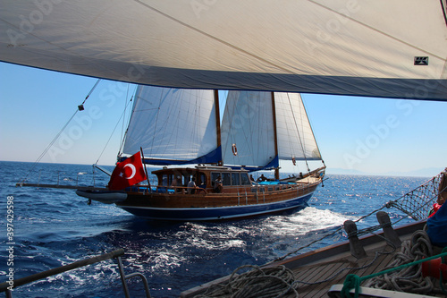 Blue cruise along the coast of Turkey and Greece © Marieke