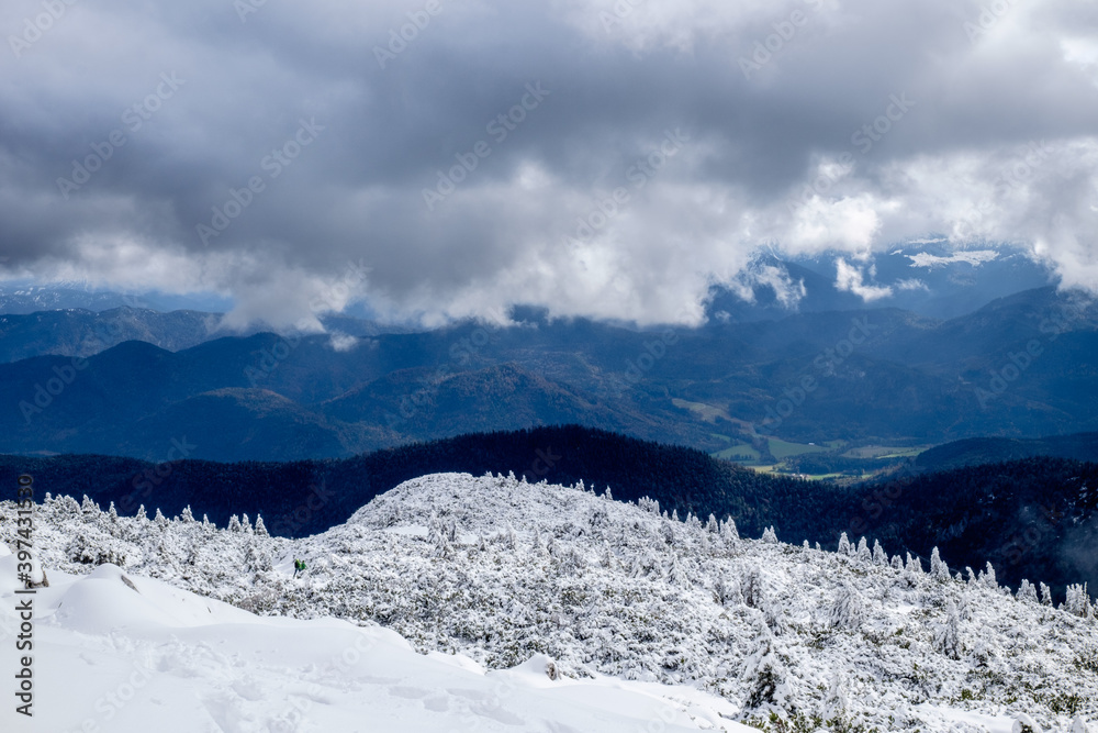 Winterlandschaft in den bayrischen Alpen