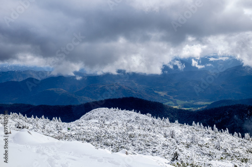 Winterlandschaft in den bayrischen Alpen