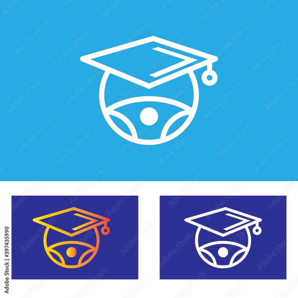 Drive car license logo design vector Drive car license logo design vector