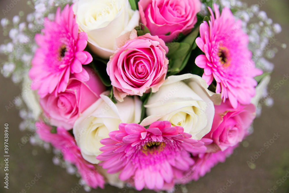 pinker Blumenstrauss pinker Blumenstrauss