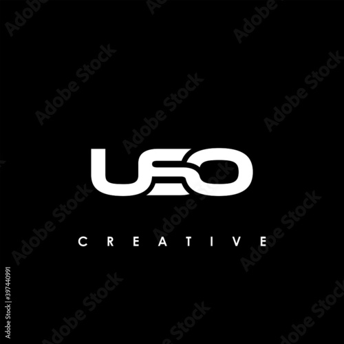 USO Letter Initial Logo Design Template Vector Illustration 