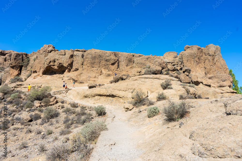 Natural Monument Roque Nublo, Gran Canaria, Canary Islands, Spain Natural Monument Roque Nublo, Gran Canaria, Canary Islands, Spain
