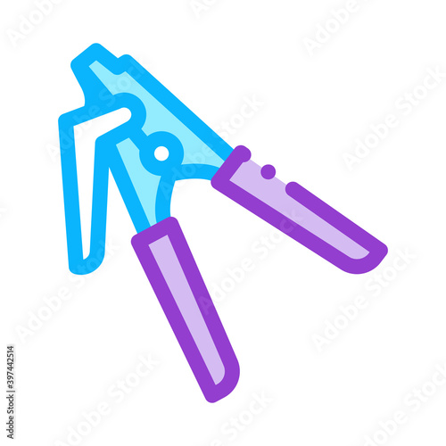 repair tool optical fiber color icon vector. repair tool optical fiber sign. isolated symbol illustration