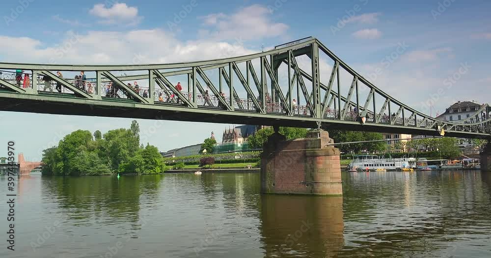 2k, Frankfurt, Germany, cityscape of the city with modern and old structures 2k, Frankfurt, Germany, cityscape of the city with modern and old structures