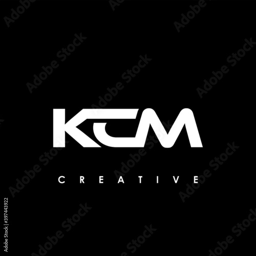 KCM Letter Initial Logo Design Template Vector Illustration 