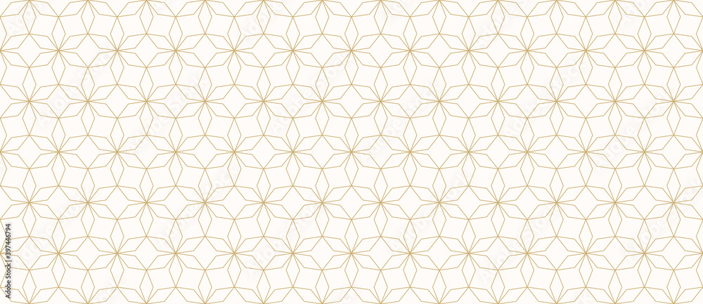Abstract geometric seamless pattern in Arabian style. Golden lines texture, elegant floral lattice, mesh, weave. Oriental traditional luxury background. Subtle gold ornament. Vector modern design Abstract geometric seamless pattern in Arabian style. Golden lines texture, elegant floral lattice, mesh, weave. Oriental traditional luxury background. Subtle gold ornament. Vector modern design
