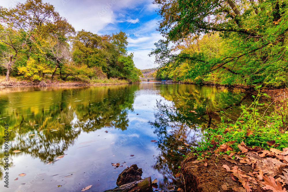 autumn landscape with river autumn landscape with river