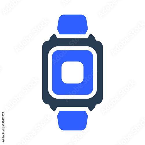 Stop, smart watch icon
