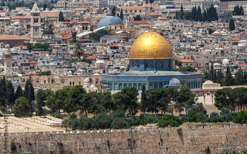 Nice panorama of the city of Jerusalem
