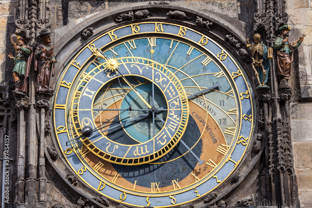 Nice the Prague astronomical clock Nice the Prague astronomical clock
