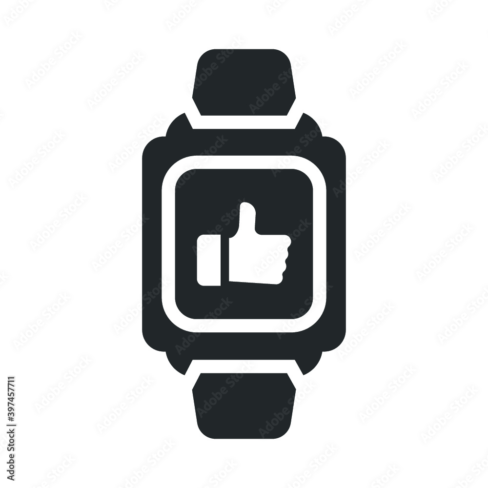 Like, smart watch icon Like, smart watch icon