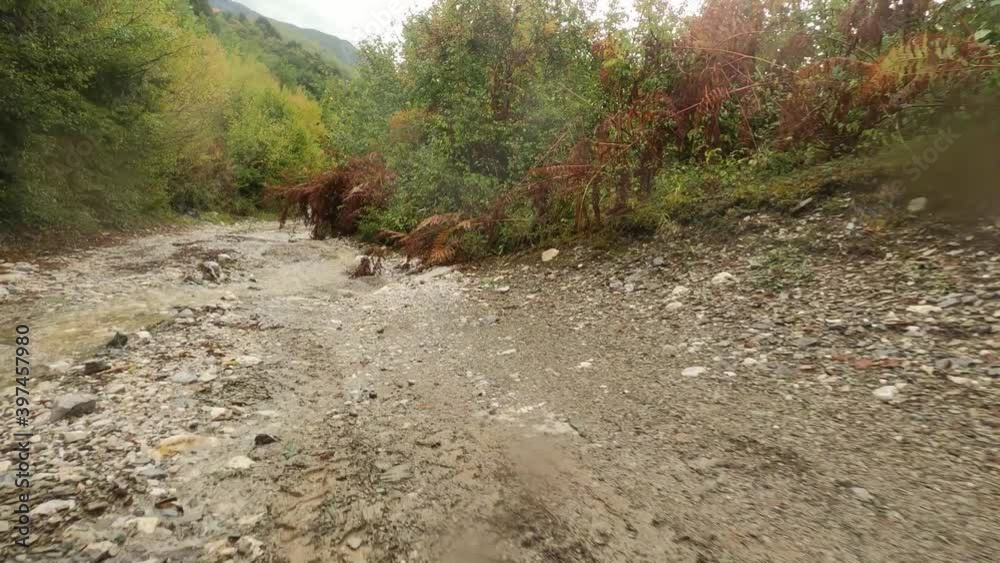 Driving Offroad From Theth To Shkodra In Bad Weather Conditions, Albania Driving Offroad From Theth To Shkodra In Bad Weather Conditions, Albania