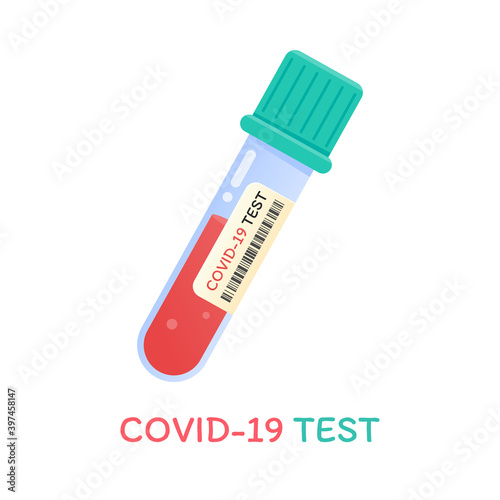 Blood test. Blood of coronavirus patients in vitro to invent vaccine.