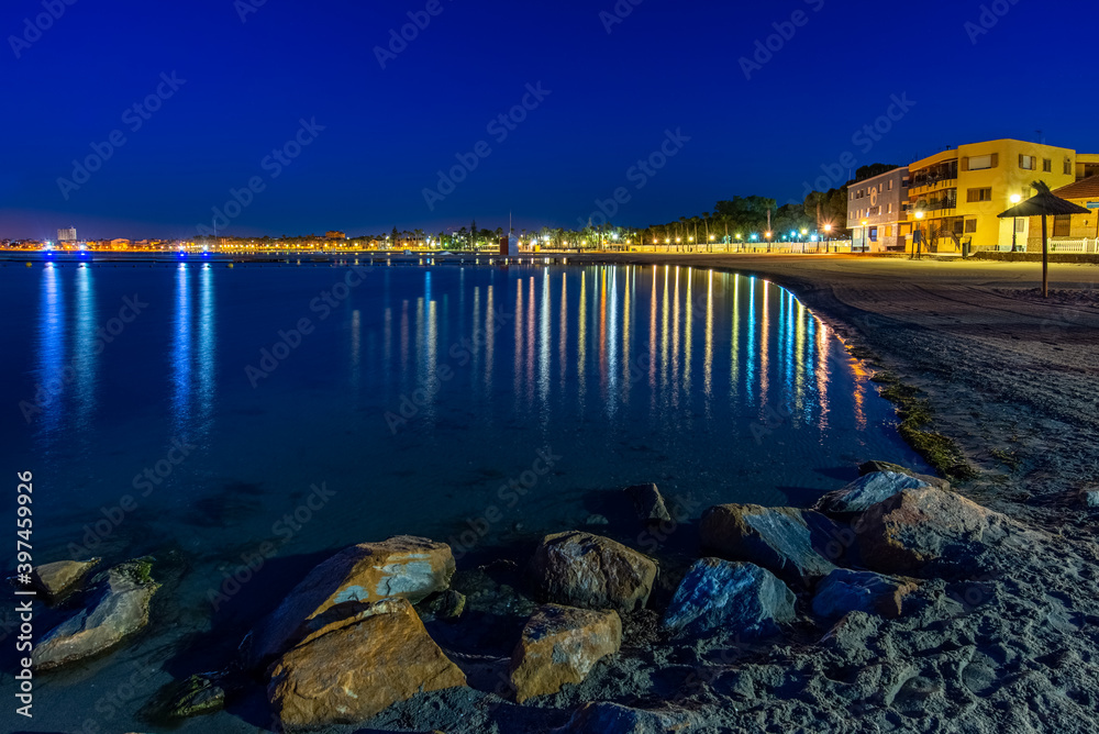 custom made wallpaper toronto digitalLa noche en la ciudad y el mar