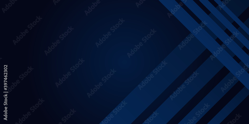 Bright navy blue dynamic abstract vector background with diagonal lines ...