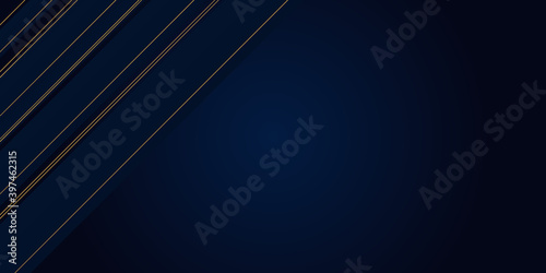 Modern trendy dark blue abstract business corporate background with shadow and overlap layer
