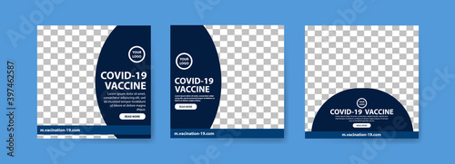 Collection of covid-19 vaccine social media posts. vaccine for covid-19. for the socialization of the covid-19 virus vaccination.