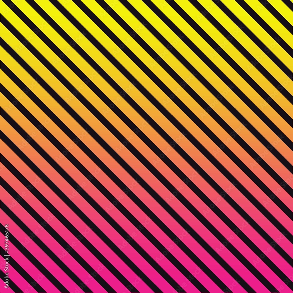 Obraz premium Synthwave Gradient Pattern Digital Paper