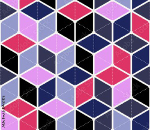 Decorative geometric abstract background