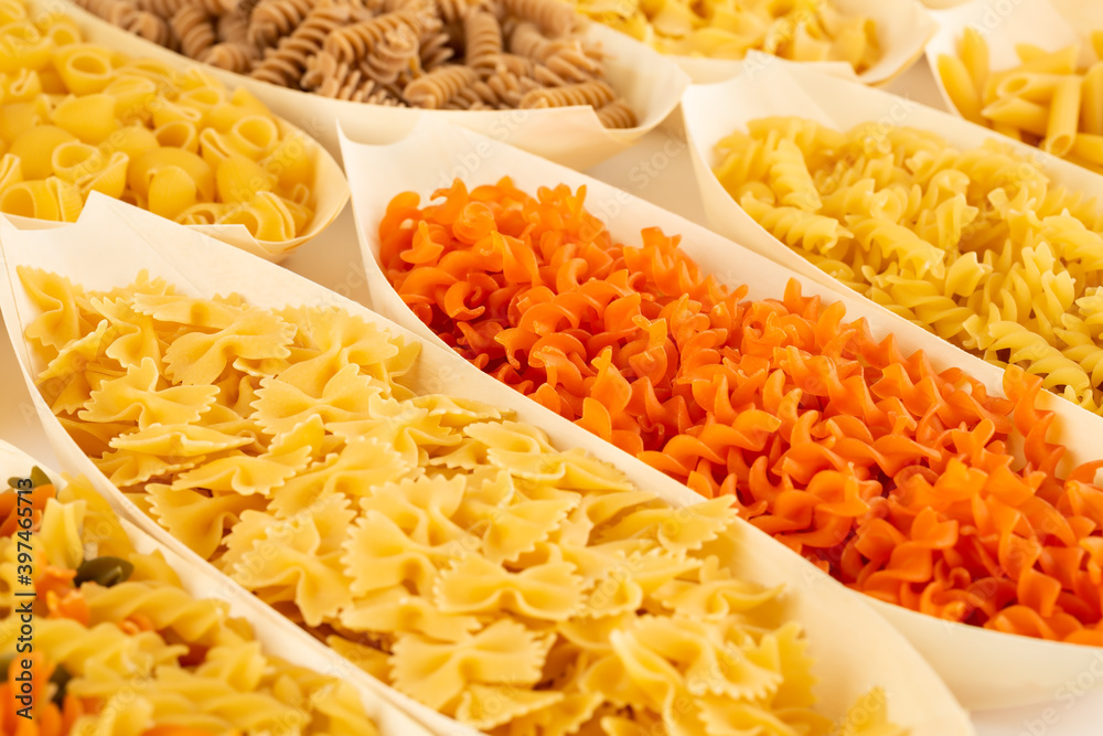 Various kind of pasta Various kind of pasta